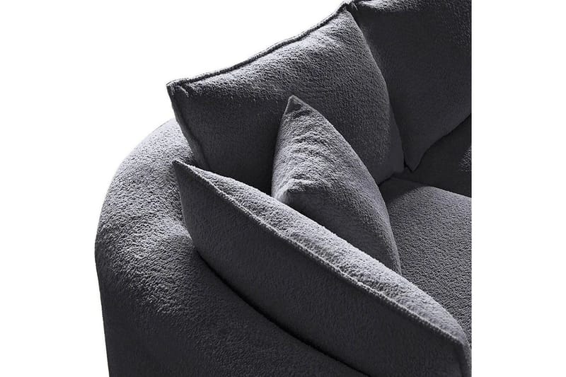 Hungirr Sohva divaanilla 4-istuttava - Tummanharmaa - Huonekalut - Sohva - Divaanisohva