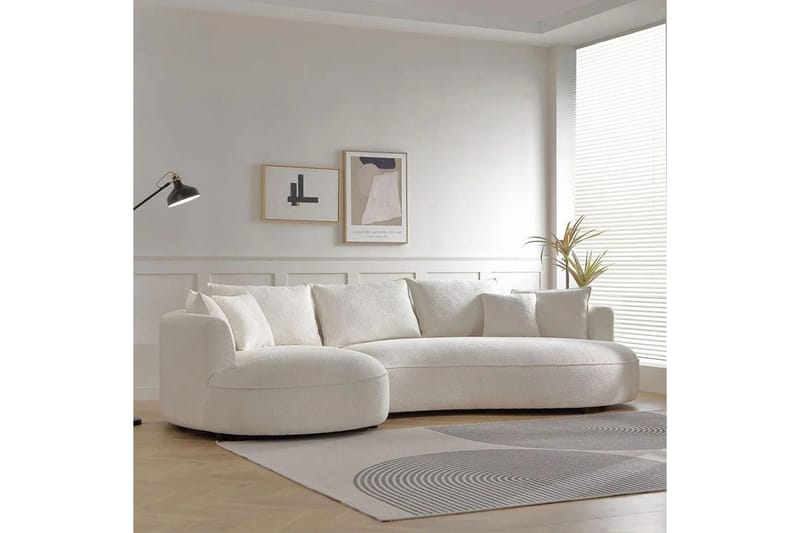 Hungirr Sohva divaanilla 4-istuttava - Valkoinen - Huonekalut - Sohva - Divaanisohva