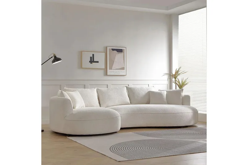 Hungirr Sohva divaanilla 4-istuttava - Valkoinen - Huonekalut - Sohva - Divaanisohva