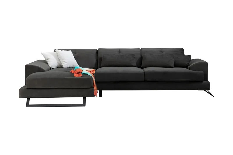 Kulmasohva Bosell Divaanilla Vasen, Musta