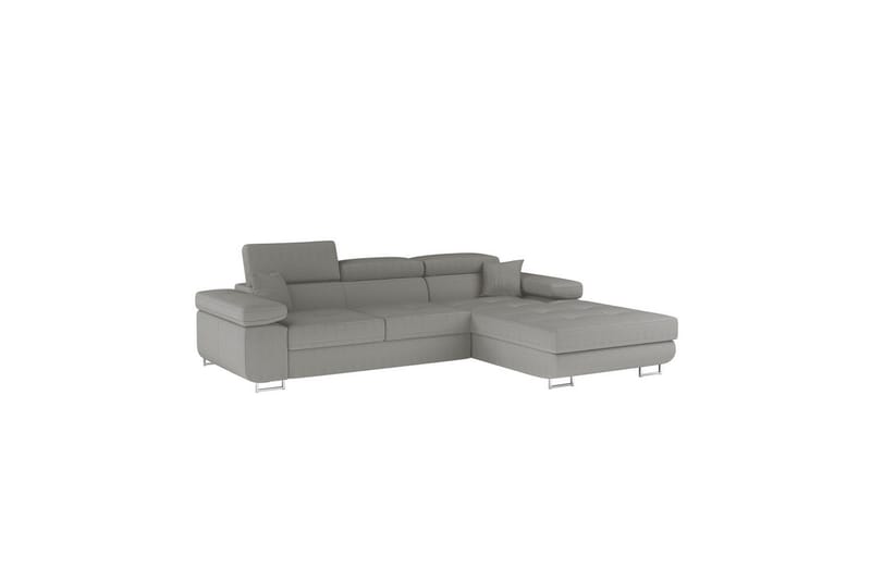 Kulmasohva Eltap Armando 289x85x203 cm - Jarell 03, Vaaleanharmaa, Oikea - Huonekalut - Sohva - Divaanisohva - 3 istuttava sohva divaanilla