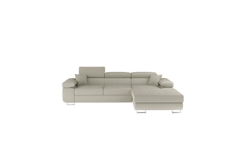 Kulmasohva Eltap Armando 289x85x203 cm - Jarell 18, Vaalea beige, Oikea - Huonekalut - Sohva - Divaanisohva - 3 istuttava sohva divaanilla