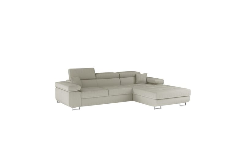 Kulmasohva Eltap Armando 289x85x203 cm - Jarell 18, Vaalea beige, Oikea - Huonekalut - Sohva - Divaanisohva - 3 istuttava sohva divaanilla