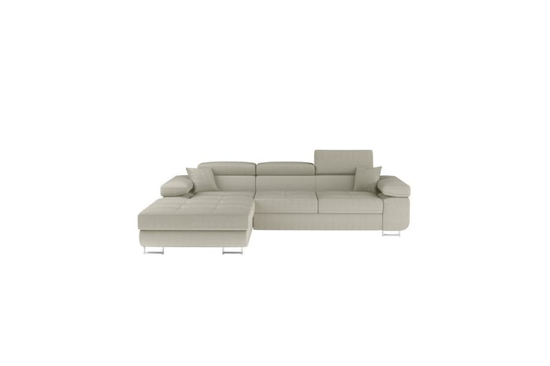 Kulmasohva Eltap Armando 289x85x203 cm - Jarell 18, Vaalea beige, Vasen - Huonekalut - Sohva - Divaanisohva - 3 istuttava sohva divaanilla