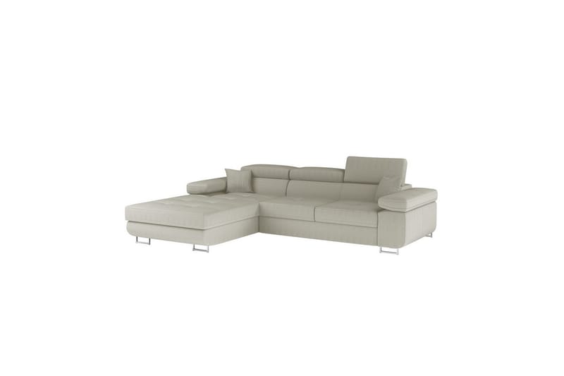 Kulmasohva Eltap Armando 289x85x203 cm - Jarell 18, Vaalea beige, Vasen - Huonekalut - Sohva - Divaanisohva - 3 istuttava sohva divaanilla