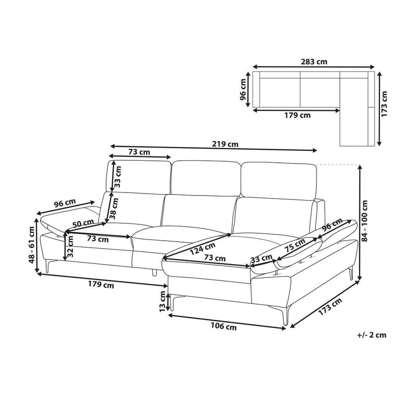 Kulmasohva Farila - Huonekalut - Sohva - Kulmasohva