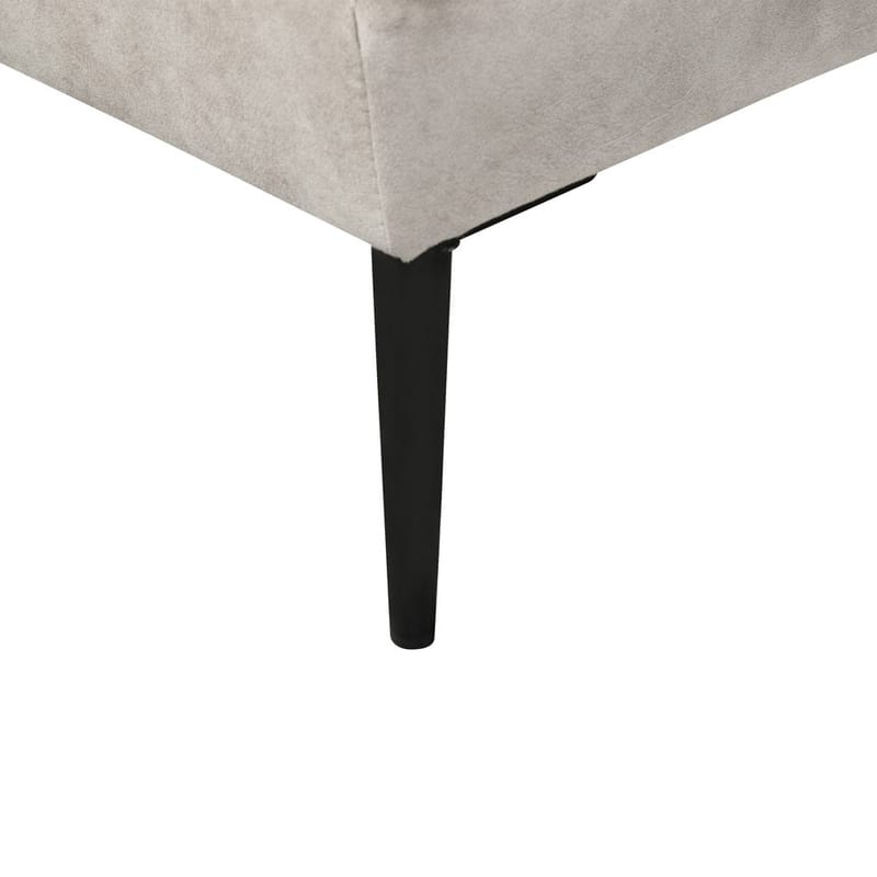 Kulmasohva Flam - Harmaa, musta/Oikeakätinen/Sametti - Huonekalut - Sohva - Kulmasohva