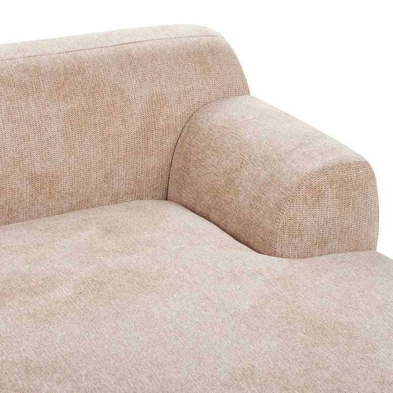 Kulmasohva Holt - Beige, ruskea/polyesteri - Huonekalut - Sohva - Kulmasohva - Kulmadivaanisohva