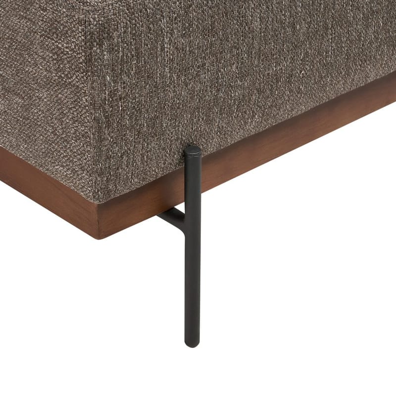 Kulmasohva Mariferd - Ruskea, musta, tumma puu/Oikealle päin - Huonekalut - Sohva - Kulmasohva