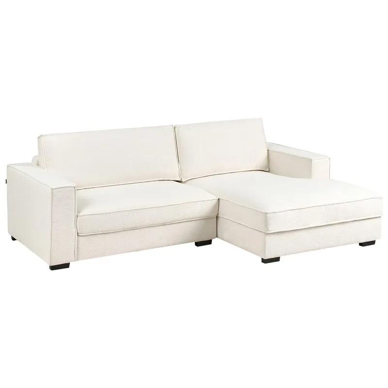 Kulmasohva Renders - Valkoinen, Musta - Huonekalut - Sohva - Kulmasohva - Kulmadivaanisohva