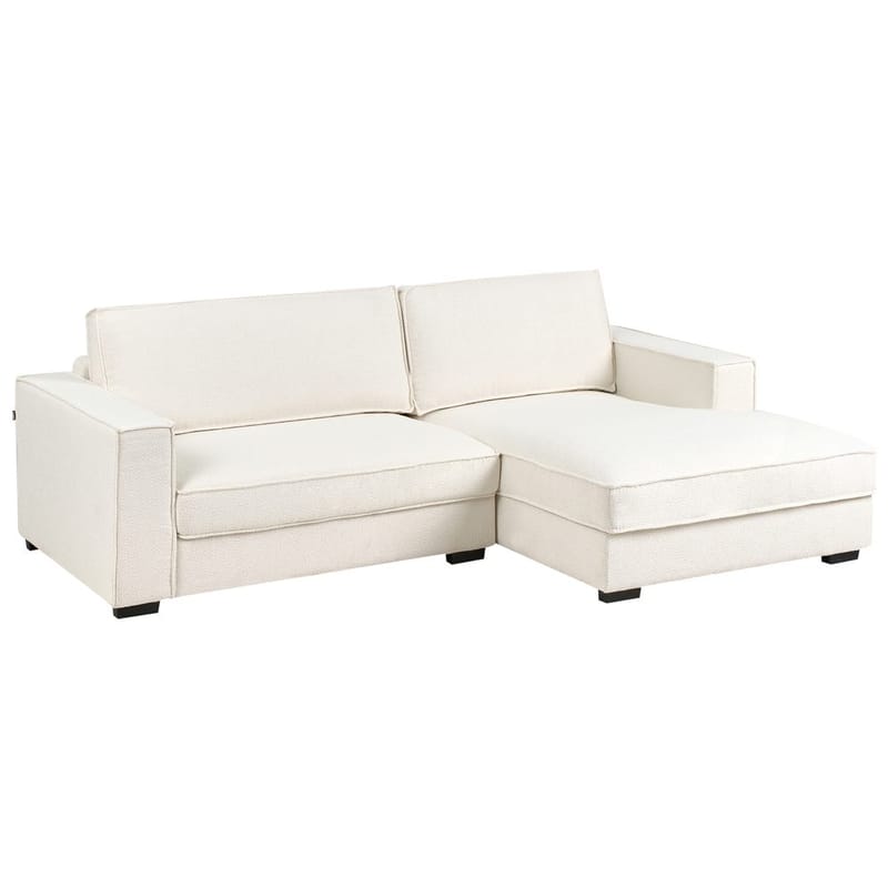 Kulmasohva Renders - Valkoinen, Musta - Huonekalut - Sohva - Kulmasohva - Kulmadivaanisohva