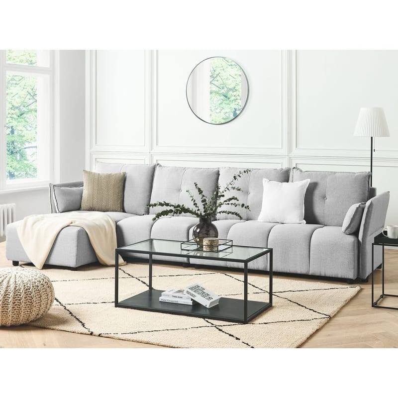 Kulmasohva Tomra - Vaaleanharmaa - Huonekalut - Sohva - Kulmasohva