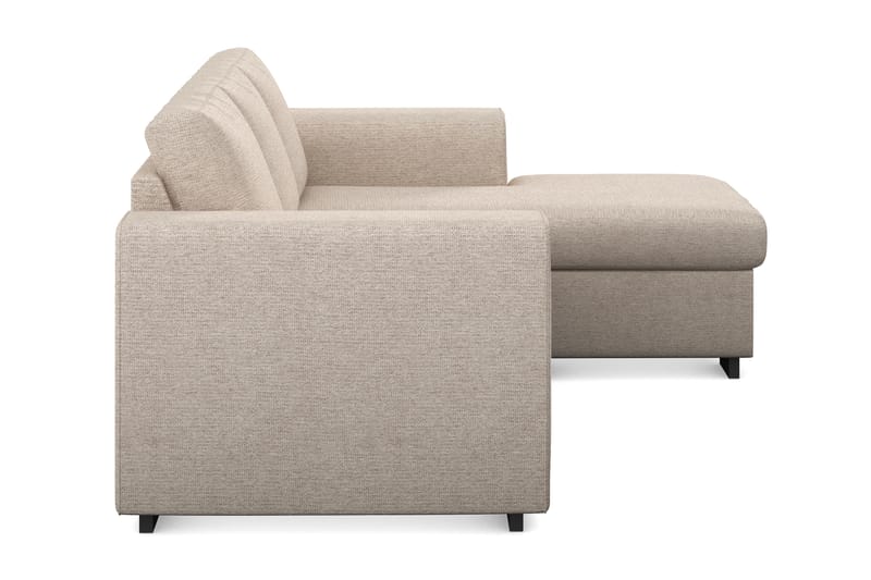 Link 3-istuttava Käännettävä L-muotoinen Divaanisohva Kankaasta - Beige - Huonekalut - Sohva - Divaanisohva - 3 istuttava sohva divaanilla
