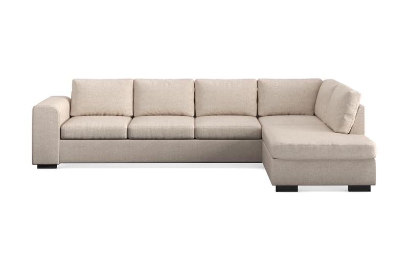Link 4-istuttava Oikeakätinen L-muotoinen Large Divaanisohva Kankaasta - Beige - Huonekalut - Sohva - Divaanisohva