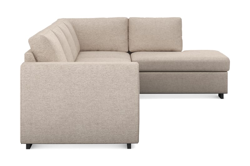 Link 4-istuttava Oikeakätinen L-muotoinen Large Divaanisohva Kankaasta - Beige - Huonekalut - Sohva - Divaanisohva