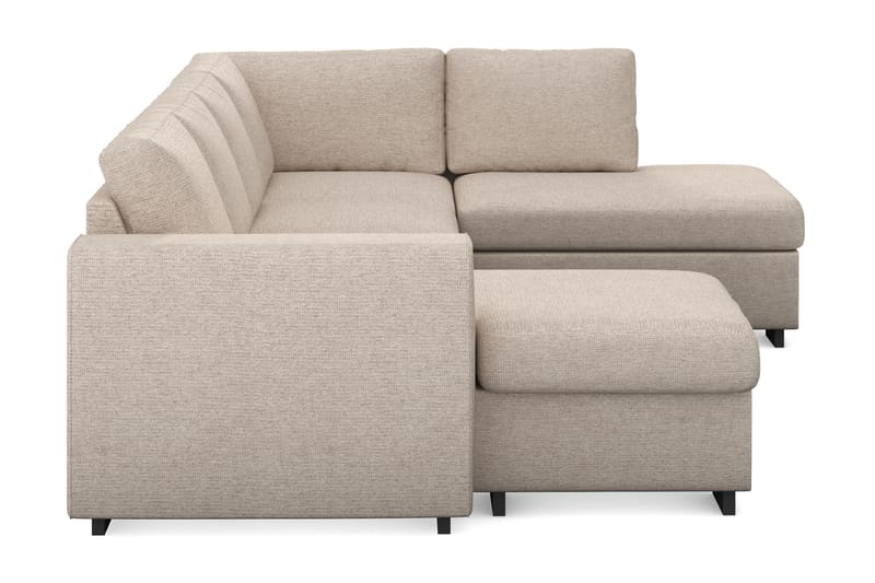 Link 4-istuttava Oikeakätinen U-muotoinen Large Sohva Divaanilla ja Divaaniosalla Kankaasta - Beige - Huonekalut - Sohva - Divaanisohva