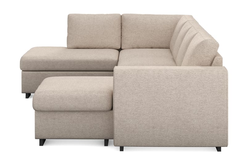 Link 4-istuttava Vasenkätinen U-muotoinen Large Sohva Divaanilla ja Divaaniosalla Kankaasta - Beige - Huonekalut - Sohva - Divaanisohva