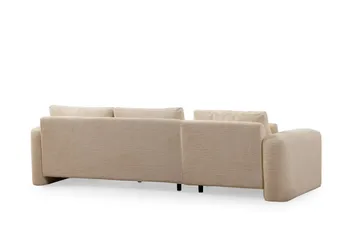 Makhan sohva divaanilla 3-istuttava - Beige - Huonekalut - Sohva - Divaanisohva - 3 istuttava sohva divaanilla