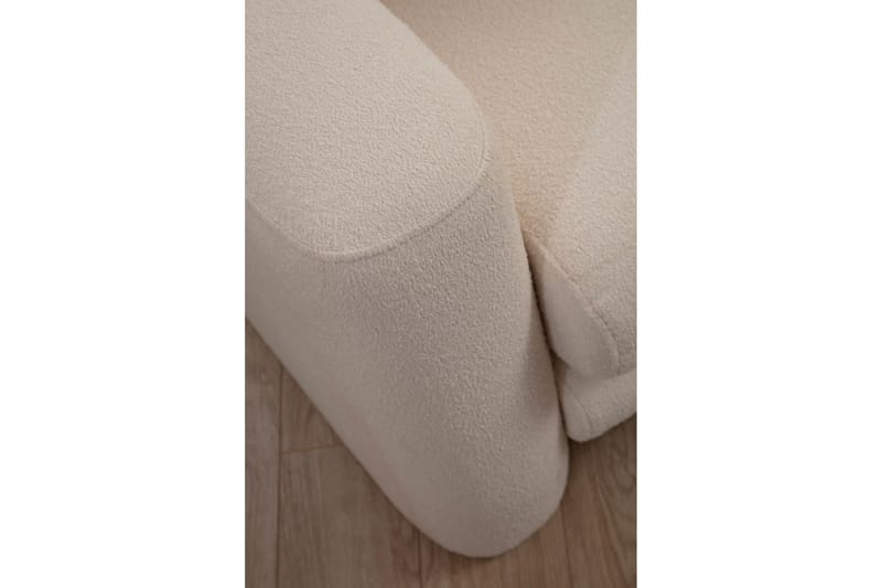 Makhan sohva divaanilla 3-istuttava - Vaaleanbeige - Huonekalut - Sohva - Divaanisohva - 3 istuttava sohva divaanilla