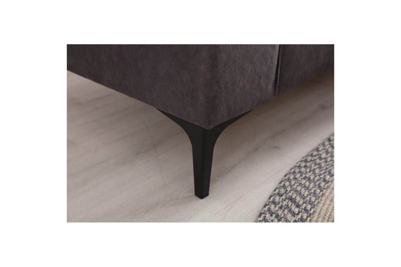 Malpani Sohva med Divan 3-sits - Antrasiitti - Huonekalut - Sohva - Divaanisohva - 3 istuttava sohva divaanilla