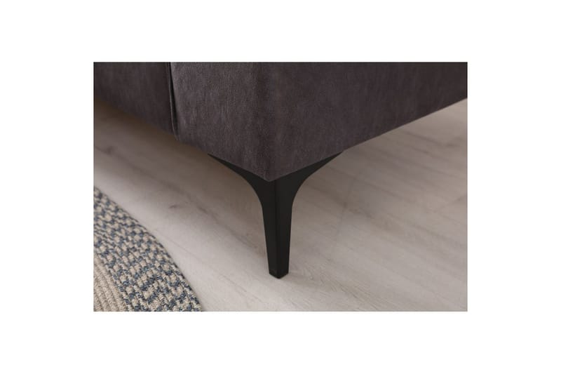 Malpani Sohva med Divan 3-sits - Antrasiitti - Huonekalut - Sohva - Divaanisohva - 3 istuttava sohva divaanilla