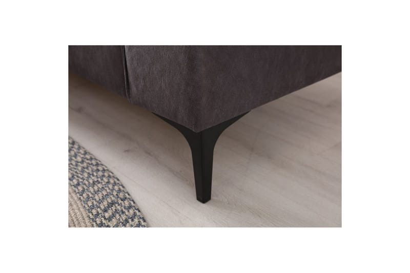 Malpani Sohva med Divan 3-sits - Antrasiitti - Huonekalut - Sohva - Divaanisohva - 3 istuttava sohva divaanilla