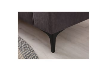 Malpani Sohva med Divan 3-sits - Antrasiitti - Huonekalut - Sohva - Divaanisohva - 3 istuttava sohva divaanilla