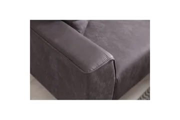 Malpani Sohva med Divan 3-sits - Antrasiitti - Huonekalut - Sohva - Divaanisohva - 3 istuttava sohva divaanilla