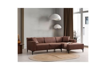 Malpani Sohva med Divan 3-sits - Konjakki - Huonekalut - Sohva - Divaanisohva