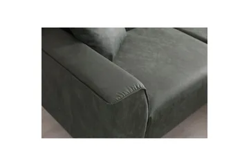 Malpani Sohva med Divan 3-sits - Vihreä - Huonekalut - Sohva - Divaanisohva