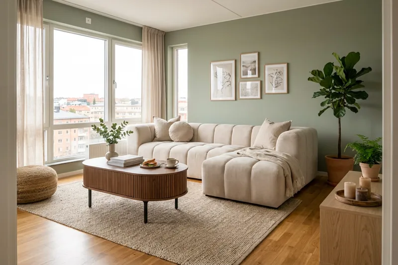 Marlow 3-istuttava kuplamainen divaanisohva, oikea - Beige - Huonekalut - Sohva - Divaanisohva - 3 istuttava sohva divaanilla