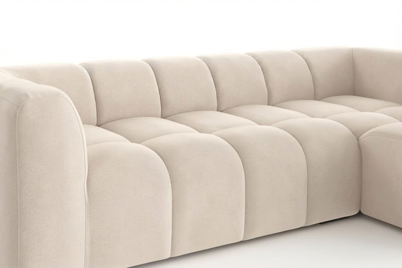 Marlow 3-istuttava kuplamainen divaanisohva, oikea - Beige - Huonekalut - Sohva - Divaanisohva - 3 istuttava sohva divaanilla