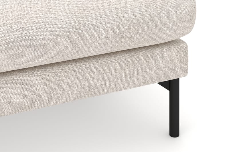 Menard 3-istuttava Oikeakätinen L-muotoinen Divaanisohva Kangasista - Beige - Huonekalut - Sohva - Divaanisohva