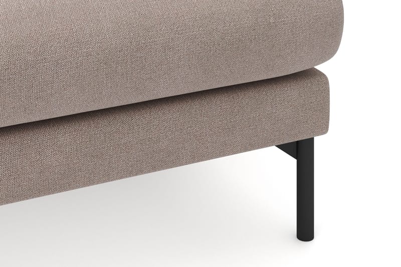 Menard 3-istuttava Oikeakätinen L-muotoinen Divaanisohva Kangasista - Ruskea - Huonekalut - Sohva - Divaanisohva - 3 istuttava sohva divaanilla