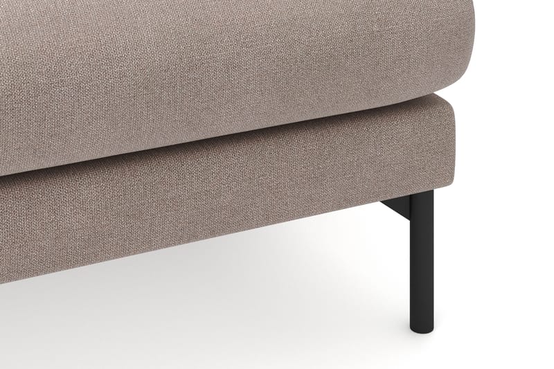 Menard 3-istuttava Oikeakätinen L-muotoinen Divaanisohva Kangasista - Ruskea - Huonekalut - Sohva - Divaanisohva - 3 istuttava sohva divaanilla