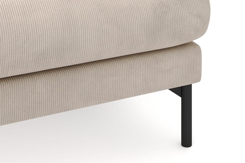 Menard 3-istuttava Oikeakätinen L-muotoinen Divaanisohva Manchesterista - Greige - Huonekalut - Sohva - Divaanisohva