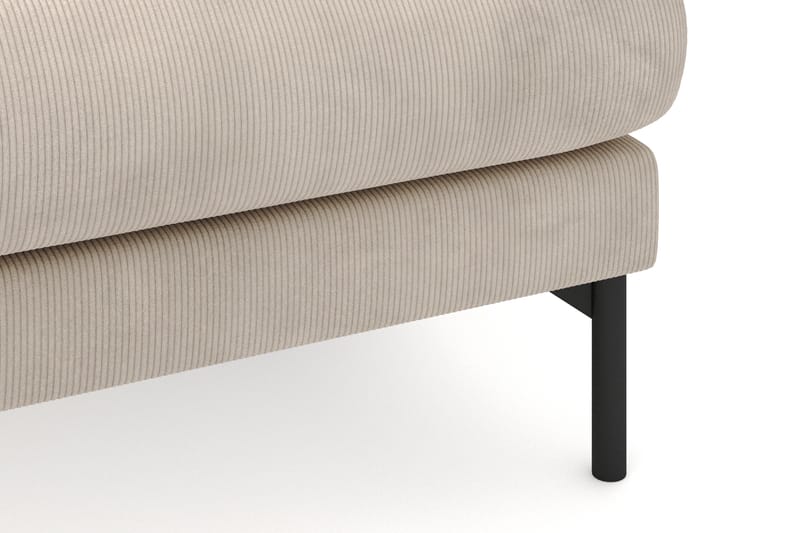 Menard 3-istuttava Oikeakätinen L-muotoinen Divaanisohva Manchesterista - Greige - Huonekalut - Sohva - Divaanisohva