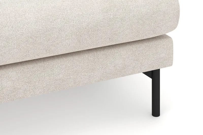 Menard 4-istuttava Oikeakätinen L-muotoinen Divaanisohva Kangasista - Beige - Huonekalut - Sohva - Divaanisohva