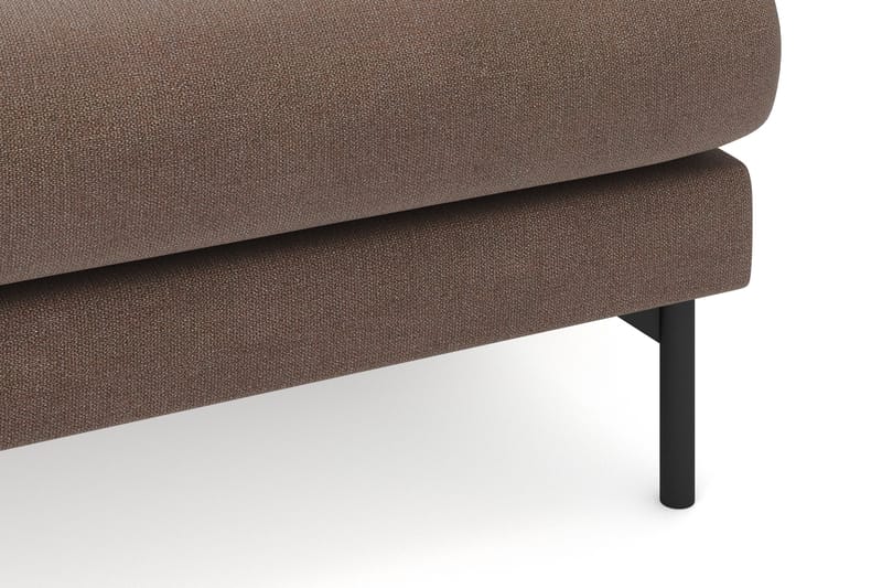 Menard 4-istuttava Oikeakätinen L-muotoinen Divaanisohva Kangasista - Ruskea - Huonekalut - Sohva - Divaanisohva