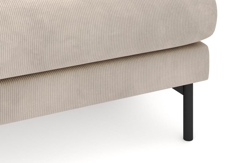 Menard 4-istuttava Oikeakätinen L-muotoinen Divaanisohva Manchesterista - Greige - Huonekalut - Sohva - Divaanisohva