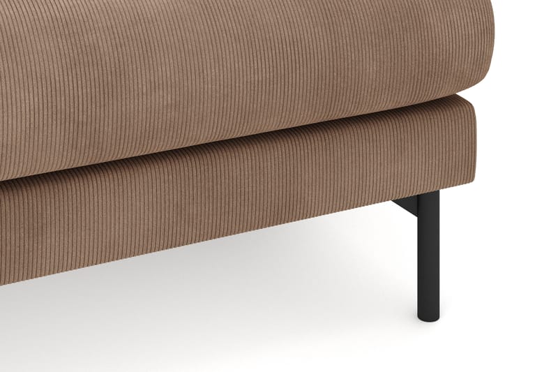 Menard 4-istuttava Oikeakätinen L-muotoinen Divaanisohva Manchesterista - Ruskea - Huonekalut - Sohva - Divaanisohva