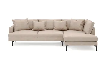 Menard 4-istuttava Oikeakätinen Syvä L-muotoinen Divaanisohva Kangasista