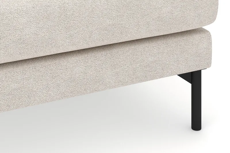 Menard 4-istuttava Oikeakätinen Syvä L-muotoinen Divaanisohva Kangasista - Beige - Huonekalut - Sohva - Divaanisohva