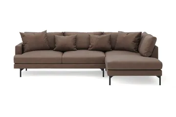 Menard 4-istuttava Oikeakätinen Syvä L-muotoinen Divaanisohva Kangasista