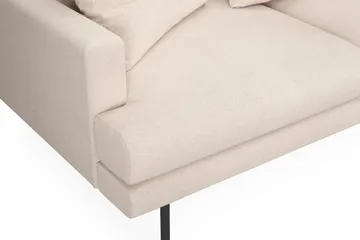 Menard 4-istuttava Oikeakätinen Syvä L-muotoinen Divaanisohva Kankaasta - Beige - Huonekalut - Sohva - Divaanisohva