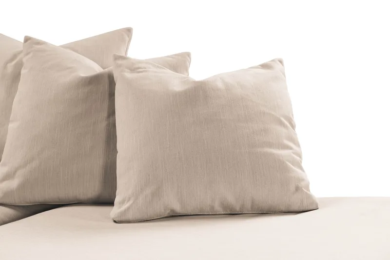 Menard 4-istuttava Oikeakätinen L-muotoinen Divaanisohva Kankaasta - Beige - Huonekalut - Sohva - Divaanisohva