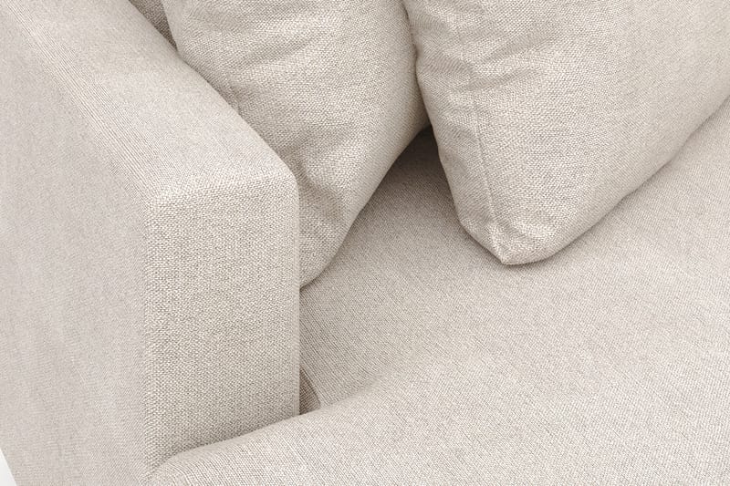 Menard 4-istuttava Vasenkätinen L-muotoinen Divaanisohva Kangasista - Beige - Huonekalut - Sohva - Divaanisohva