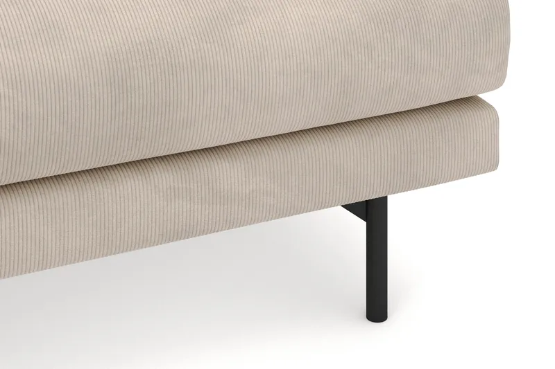 Menard 4-istuttava Vasenkätinen L-muotoinen Divaanisohva Manchesterista - Greige - Huonekalut - Sohva - Divaanisohva