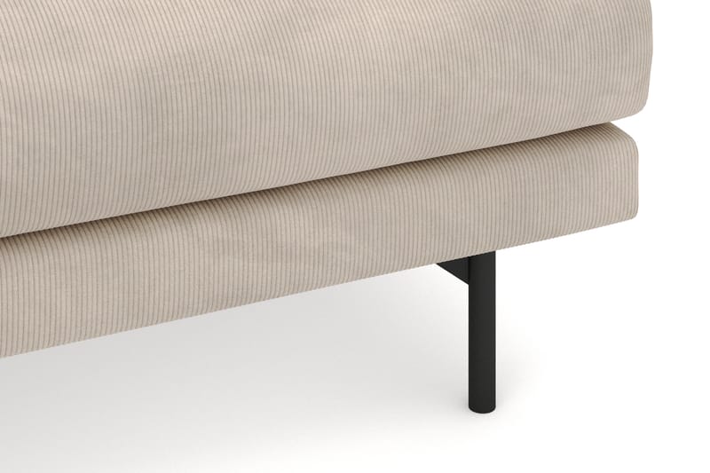 Menard 4-istuttava Vasenkätinen L-muotoinen Divaanisohva Manchesterista - Greige - Huonekalut - Sohva - Divaanisohva