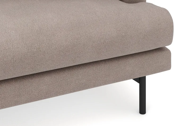 Menard 4-istuttava Vasenkätinen Syvä L-muotoinen Divaanisohva Kangasista - Ruskea - Huonekalut - Sohva - Divaanisohva - 3 istuttava sohva divaanilla